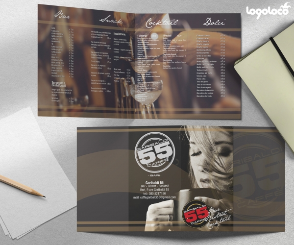 Garibaldi 55:brochure men&ugrave;